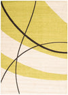 Carson Cream-Green Area Rug - 7'10\" x 10'2\"