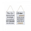 Metal Wall Art Paradis/memoire - Set of 2 Wall Decor
