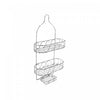 Chrome Shower Caddy With 3 Tiers Swirls Bath Accessories
