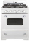 Off-Grid Classic Retro by Unique 30” Propane Range with Battery Ignition - UGP-30CR OF1 W