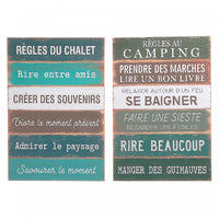 Wall Plaque Regles Du Chalet