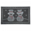 Rubber Double Snowman Floormat