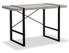 Avery 49\" Reclaimed Wood Look Office Desk - Grey