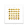 \"Golden Spots White\" Matted and Framed White 30x30 Wall Art