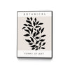 \"Forms Of Art\" Canvas Framed Black 24x32 Wall Art