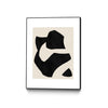 \"Untilted\" Canvas Framed Black 30x40 Wall Art