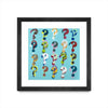 \"Pop The Question\" Matted and Framed Black 30x30 Wall Art