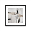 \"Off Edge Ii\" Matted and Framed Black 30x30 Wall Art