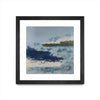\"Washing To Shore\" Matted and Framed Black 30x30 Wall Art