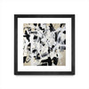 \"Talking Out Of Both Sides\" Matted and Framed Black 36x36 Wall Art