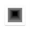 \"After Josef A\" Matted and Framed White 36x36 Wall Art