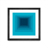 \"After Josef D\" Matted and Framed Black 36x36 Wall Art
