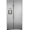 GE 36\" 25.1 Cu. Ft. Side-by-Side Refrigerator - Stainless - GSS25IYNFS
