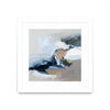 \"Surfacing\" Matted and Framed White 30x30 Wall Art