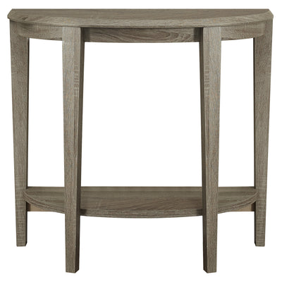 Dark Taupe Wood-Look Console Table