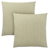 Light Dark Green Abstract Dot 2pcs Pillow