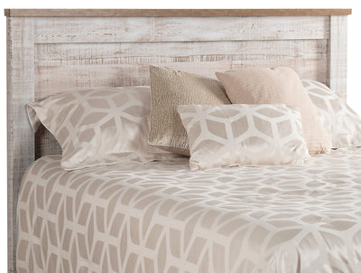 Kaia Full Headboard - {Country} style Headboard in Whitewash {Engineered Wood}