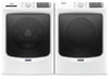 Maytag Front-Load 5.5 Cu. Ft. Washer with Extra Power and 7.3 Cu. Ft. Gas Steam Dryer – White