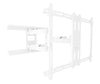 Kanto PDX650 Full Motion Mount for 37\" to 75\" TVs - White