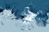 \"Azure Marble I\" Giant Art 72x48 Wall Art