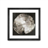 \"Touch Of Darkened Silver\" Matted and Framed Black 36x36 Wall Art