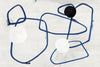 \"Midblue I\" Giant Art 84x54 Wall Art