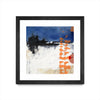 \"Midnight Rise Ii\" Matted and Framed Black 30x30 Wall Art