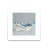 \"Docked Ashore Ii\" Matted and Framed White 30x30 Wall Art