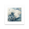 \"White Roses I\" Matted and Framed White 30x30 Wall Art