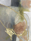 \"Burnished Loops Ii\" Giant Art 72x54 Wall Art
