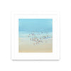 \"Beach Day Ii\" Matted and Framed White 36x36 Wall Art