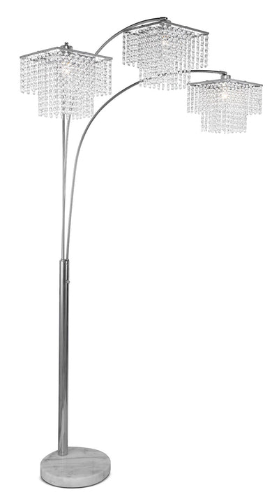 Crystal Glam Arc Lamp