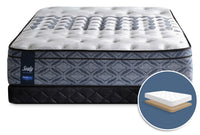 Sealy Posturepedic Performance Plus Lindfield Firm Euro-Top Low-Profile Full Mattress Set