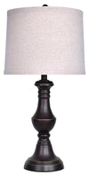 26.5\" Oil-Rubbed Bronzed Finish Table Lamp