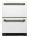 Cafe 24\" 5.7 Cu. Ft. Dual Drawer Refrigerator - Matte White - CDE06RP4NW2