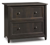 Edge Water 33.3\" 2-Drawer Filing Cabinet - Estate Black