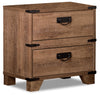Driftwood 2-Drawer Nightstand for Kids, 21\"W - Brown