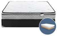 Springwall Odin 3 Euro-Top Firm Low-Profile Full Mattress Set