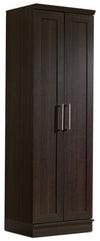Clinton 23.31\" Storage Cabinet with 4 Shelves - Dark Brown