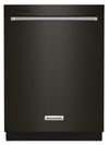 KitchenAid 24\" 44 dBA Built-In Top-Control Dishwasher with Third Rack - Black Stainless Steel with PrintShield™ Finish - KDTM404KBS