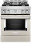 KitchenAid 4.1 Cu. Ft. Smart Dual Fuel Range with Self-Clean - Milkshake - KFDC500JMH