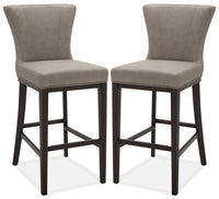 Quinn Bar Stool, Set of 2 – Taupe