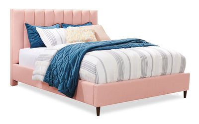 Rain Full Platform Bed - Pink