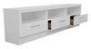 Rio 80\" Modern TV Stand with Storage and Cable Management for TVs up to 90\"- White