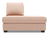 Sofa Lab Roll RAF Chaise Return - Pax Rose