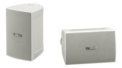 Yamaha Speaker - Yamaha NS-AW194 White Outdoor Speakers - Set of 2