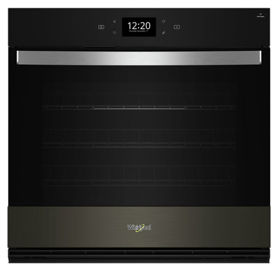 Whirlpool 30" 4.3 Cu. Ft. Electric Single Wall Oven with True Convection - Black Stainless Steel wit… | Four mural simple électrique Whirlpool de 4,3 pi³ et de 30 po avec convection véritable - acier inox…