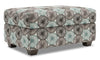 Made in Canada Customizable Sofa Lab The Trunk 39\" Fabric Storage Ottoman - Spa Multicolour