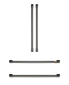 Café 4-Piece Brushed Black Handle Kit for French-Door Refrigerator - CXQB4H4PNBT