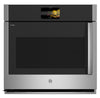 Profile 30\" 5 Cu. Ft. Electric Wall Oven with True European Convection with Direct Air - Stainless - PTS700LSNSS